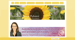 Desktop Screenshot of praxis-pubanz.de